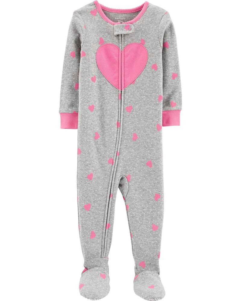 Carters My Heart Belongs to Daddy Pajamas Footie Bib NB Newborn 9 Months NEW
